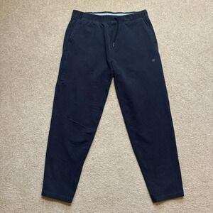 Mack Weldon Sweatpants Mens Large Blue Ace Jogger Pants Pockets Lounge Casual